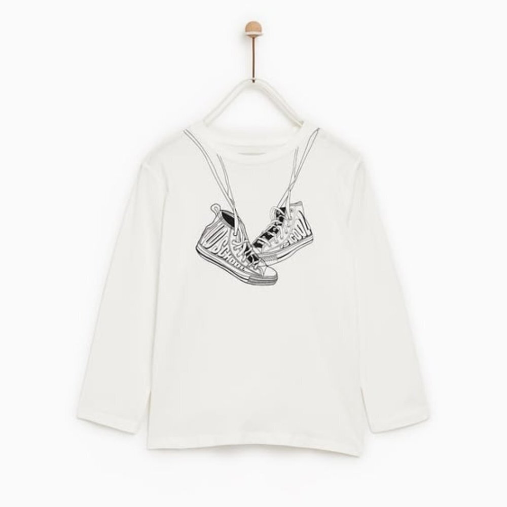 ZARA‎ SLIPPER T-SHIRT 9 YEARS (52,8 INCHES)